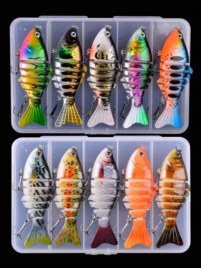 逼真釣魚誘餌套裝