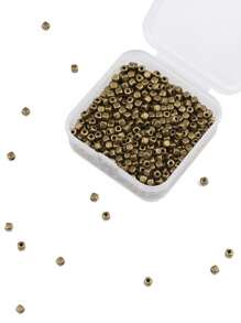 適用於手工珠寶製作的散珠套裝(400 顆/3 毫米)ccb 珠寶配件,適用於 Diy 手鍊、項鍊、工藝品和半成品裝飾品