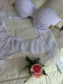 Women Bra & Panty Sets - 白色 - 查看 2