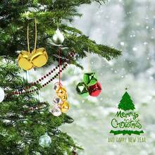 20入組15/20/25/30毫米聖誕鈴,可愛小裝飾品,diy創意手鏈項鍊首飾製作工具