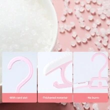 1入5件藍色北歐風格防滑、多功能、創意兒童衣架,可伸縮、家用塑料晾衣夾、加厚,適用於晾衣服 - 藍色 - 查看 9