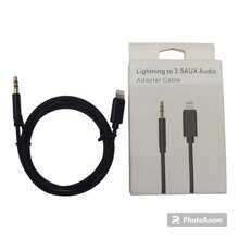 Lightning To 3.5 AUX Audio Cable,Adapter Cable - 黑色 - 查看 1