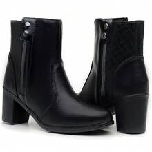 Women Ankle Boots & Booties - 黑色 - 查看 3