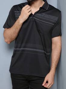 Men Polo Shirts - màu đen - Xem 3