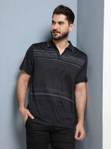Men Polo Shirts - màu đen - Xem 4