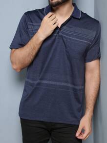 Men Polo Shirts - 寶藍色 - 查看 2