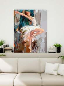 舞蹈家畫布裝飾畫面60x90 - 彩色 - 查看 2