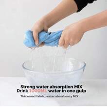 1pc White Cartoon Rabbit Printed Strong Water Absorption Quick-Drying Bath Towel Cap For Kids, Girls - White - View 8