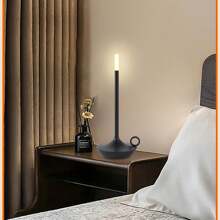 Black Table Lamp, Suitable For Bedroom Desktop - Black - View 2