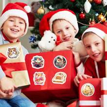 500 cái/cuộn Dễ thương Chuột đồng Hình dán Với 10 Khác nhau Nhà thiết kế 1 Inch Tròn Nhãn Đối với Làm sổ lưu niệm , Tự dính Niêm phong Hình dán Giấy Đối với Văn phòng phẩm & Phong bì , Hoàn hảo Như Trẻ em Món quà , Cung cấp cho buổi tiệc , & - Nhiều màu - Xem 4