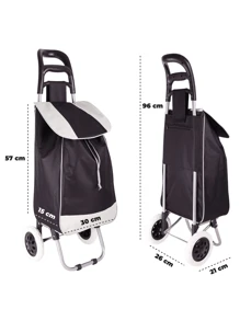 Carrito Para Mandado Sencillo - Negro - Ver 5