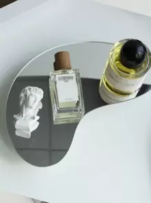 1pc Mirror Surface Jewelry Tray