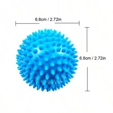 6.8cm Blue Spiky Ball - Blue - View 3