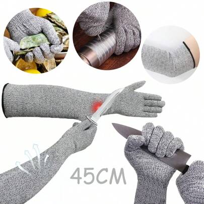 Guantes Anticorte Nivel 5 Industrial Trabajo Rudo Resistente
