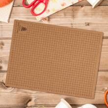 1set Macrame Board With Pins 12x16in Double Side Macrame Project Board With Grids Portable Braiding Board With Instructions Reusable Macrame Board And Pins For Braiding Bracelet Project Knotting String - Brown - View 4