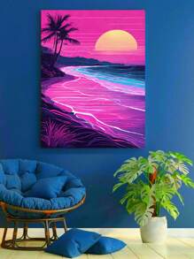 Seaside Diamond Painting, Latest Design, Full Drill, Diy Mosaic Art, Living Room Home Decor, Wall Decoration, Embroidery