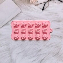 1入組新款矽膠巧克力模具,diy郁金香和玫瑰形狀餅乾、翻糖、果凍、冰塊和蛋糕裝飾烘焙工具,適合作為禮物