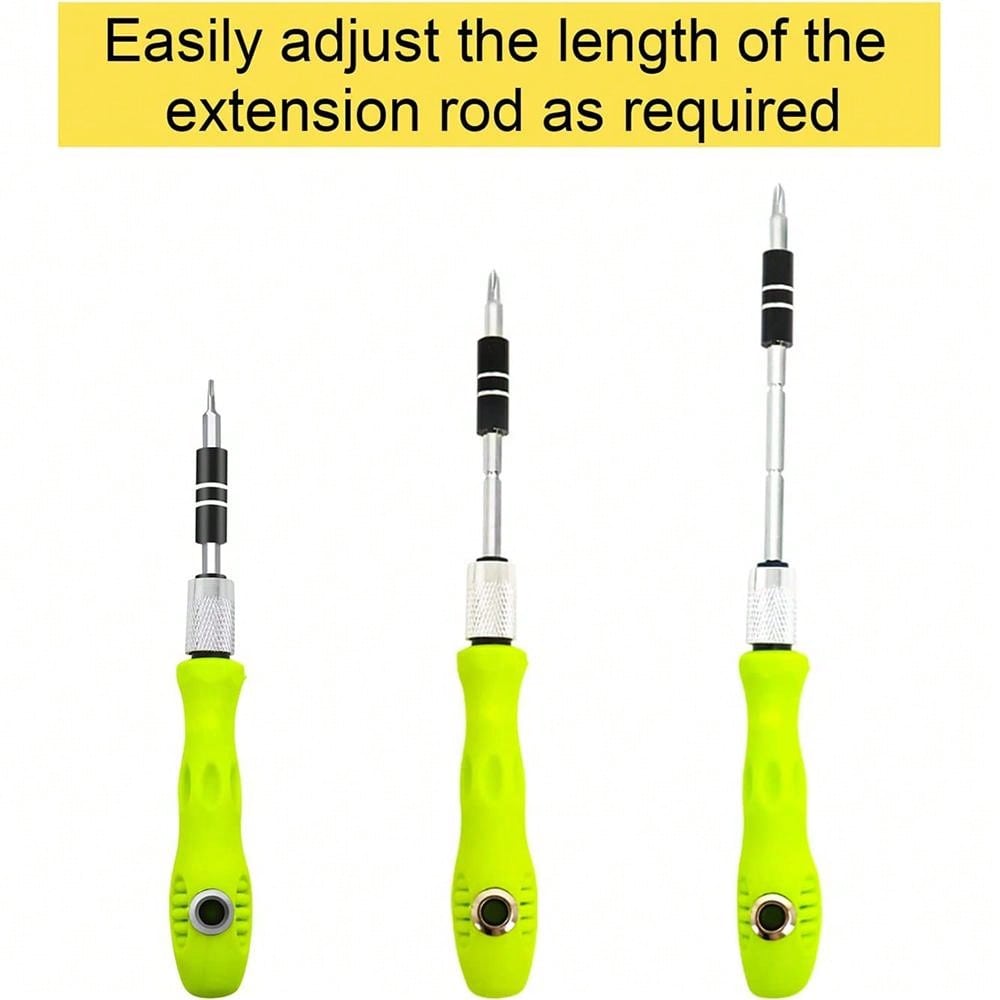 Yellow 32 In 1 Screwdriver Set Precision Screwdriver Bits