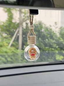 1pc Christmas Gingerbread Man Aromatherapy Bottle Pendant - Multicolor - View 3