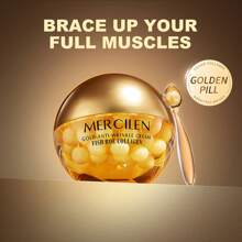 蒙西藍魚子醬膠原蛋白金抗皺面霜70g - 金色70g - 查看 3