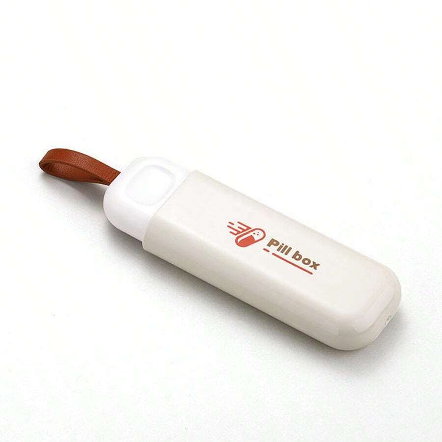1件戶外運動多功能收納袋收納盒新款家用便攜式小藥盒一日藥盒便攜式藥盒迷你藥丸盒家庭辦公室戶外多用途收納袋 - 白色 - 查看 1
