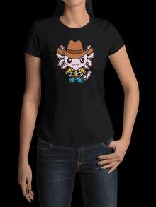 Women T-Shirts - Black - View 1