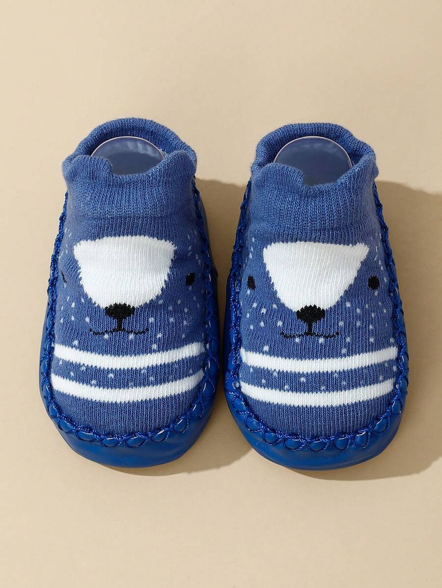 1pair Cartoon Cute Anti-slip Baby Walking Shoes