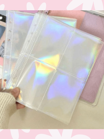 Hojas Protectores Laminadas transparente Para Binder A5 / Carpeta A5