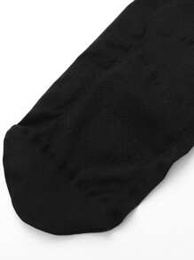 Annil Annii Children's Clothing Spring and Autumn High Elastic Anti Hook Silk Socks with Bottom and Pantyhose 2PK black