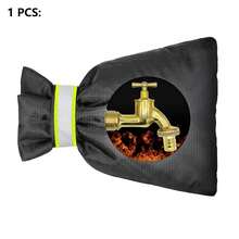 1 件/2 件户外水龙头盖，户外花园水龙头防冻袜，可重复使用防水绝缘龙头盖（较厚） - 黑色 - 查看 9