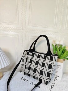 針織心型手提包 2023 早秋新品 簡約時尚手提包,女士休閒單肩包和斜挎包,便攜,高密度針,非常適合聖誕節零食或禮物