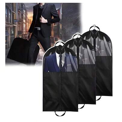 Set de 3 bolsas 60x100 protectoras antipolvo para prendas, tipo colgante, protector antipolvo para abrigos largos, trajes, chaquetas y abrigos de plumas, para uso doméstico, decoraciones, decoración de fiestas, decoración de habitaciones, decoración del hogar, decoración de dormitorios, decoración, organización, vestidos, pantalones, zapatos, vaqueros, botas, primavera, minimalista, blusas de verano