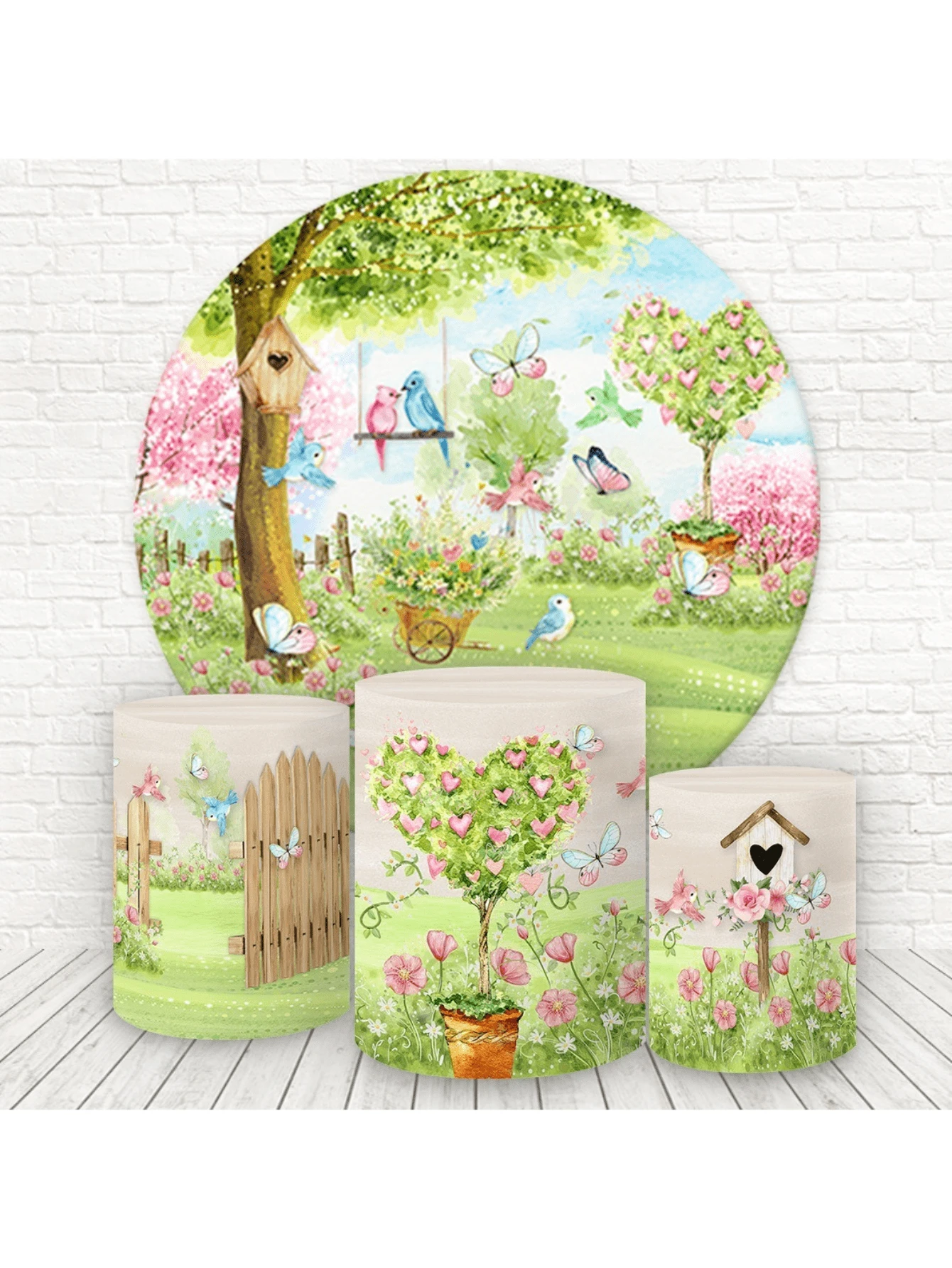 Felicita Festival Decor - Green - View 1