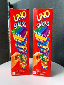 1個逐層繪製多米諾骨牌木玩具,有趣的派對禮物,緩解壓力,數字疊疊樂遊戲 - 彩色 - 查看 7