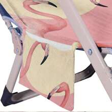 1pc Sun Lounger Cover Towel With Pockets, Beach Towel Clips - Multicolor - View 4