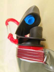 Water bag Outdoor sports folding water bag portable environmental water bottle mountaineering cycling plastic water cup - Black - View 4