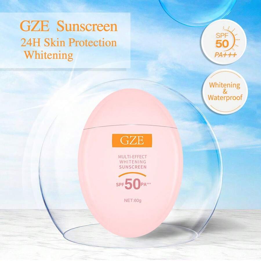 GZE UV Clear Face Sunscreen, SPF 50 Oil Free Sunscreen With Zinc Oxide
