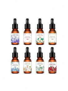 2入組薰衣草精油,附滴管,適用於家居芳香療法,包括擴香器、香薰燃燒器、木製和石頭製品、蠟燭、加濕器、汽車空氣芳香劑 - 紫色 - 查看 2