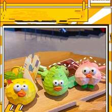 One Creative and Personalized Vegetable Fruit Keychain, Good Interesting Gift for Men and Women Backpack Pendant Car Keychain - Yellow - View 2