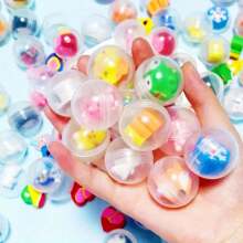 10入組/20入組/30入組隨機不透明扭蛋玩具,可愛胶囊玩具,玩具球,塑料透明球,扭蛋,派對禮物,萬聖節和聖誕節禮物 - 彩色 - 查看 5