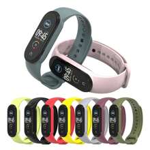 Mi Band 5的5套手環套件,專業矽膠超級耐用材質 - 淺粉色 - 查看 2
