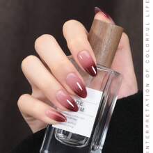 GAOY Rose Garden Jelly Gel Nail Polish of 6 Transparent Nude Red Pink Brown Colors Sheer Gel Polish Kit for Salon Gel Manicure and Nail Art DIY at Home - Vườn hoa hồng - Xem 4