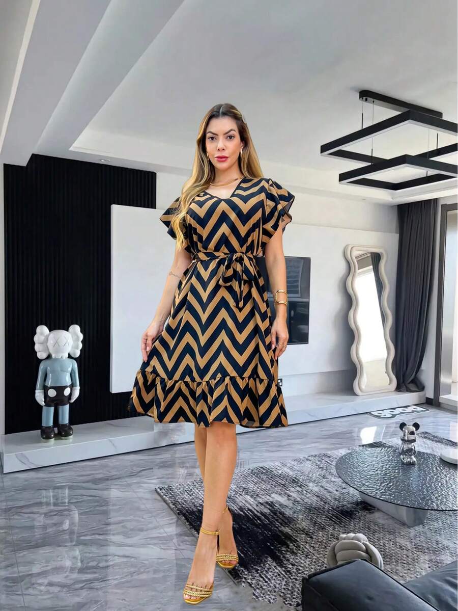 Women Dresses - màu nâu - Xem 1