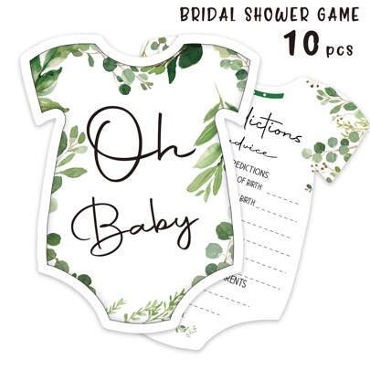 10pcs Suggested Prediction Cards For Children's Baptism Game, Gender Reveal Party, Baby Shower Baby Shower Games>Kids Paper Crafts, Baby Predictions Advice, Mummy Sash, Baby Shower Games, Baby Shower, Gender Reveal Games, Gender Reveal Sash, Mummy Sash, Baby Shower Ideas, Baby Shower Word Search, Neutral Gender Baby, Cutthroat, Baby Shower Games, Baby Shower, Baby Predictions, Baby Shower Games, Baby Shower, Baby Predictions,Baby Shower Advice,Baby Advice,Babyshower