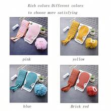 Bath Towel, 3pcs Thicker Bath Ball Set & Long Back Scrubber - Multicolor - View 1