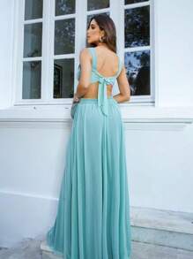 Women Dresses - Mint Green - View 3
