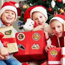 500 cái/cuộn Pizza Hình dán , Phim hoạt hình dễ thương Món ăn Thẩm mỹ 1 Inch Nhãn dán Cuộn Với 10 mẫu Tự dính Pong kín Văn phòng phẩm Thẻ Phong thư Đối với Làm sổ lưu niệm , Quà tặng trẻ em Thiếu niên Cung cấp cho buổi tiệc REWARD - Nhiều màu - Xem 4