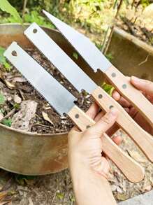 1把sk5鋼鋸木頭,雙面牙齒抽拉鋸,柔軟鋸片手鋸,適用於木工裁切,日本鋸