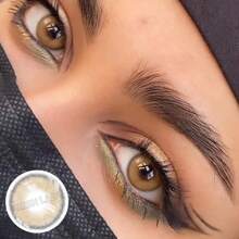 FRESH LADY Freshlady Everyday Color Contacts Pupilentes Sorayama 棕色彩色隐形眼镜 1 年抛型 万圣节服装 角色扮演