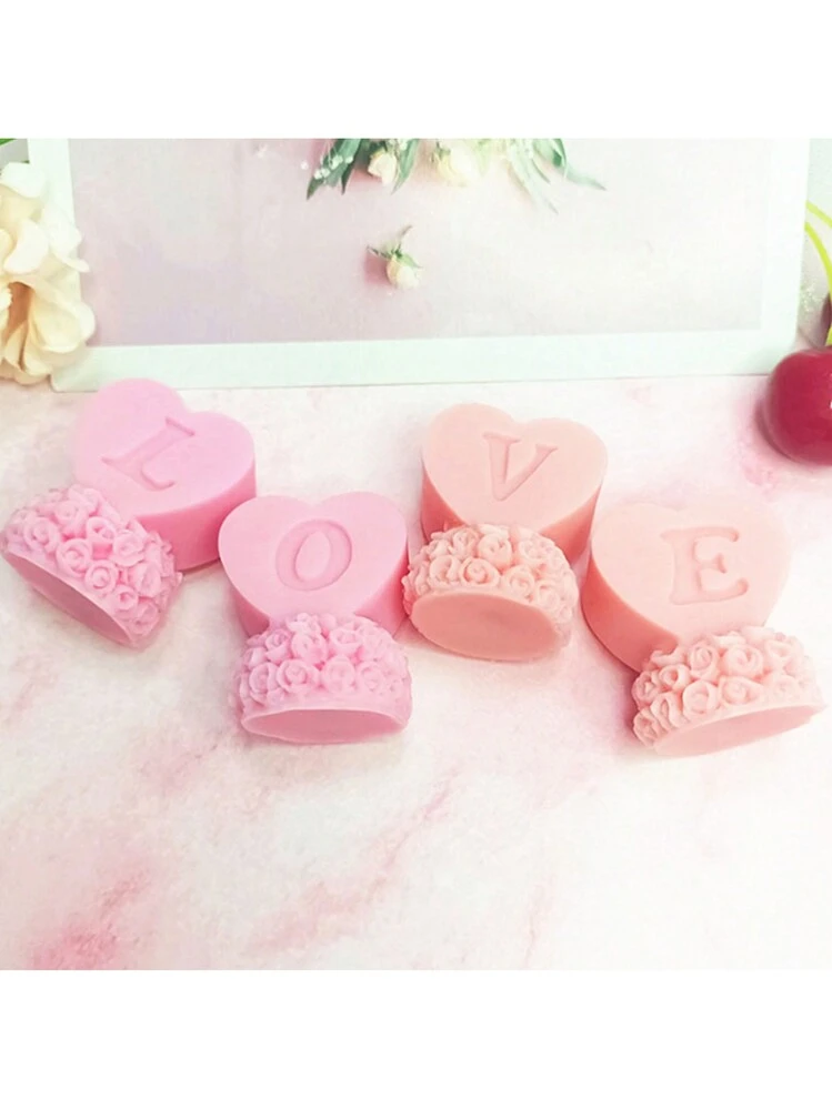 Stampi per uova di Pasqua, stampi per candele a forma di rosa in rilievo, per creare candele, stampi in silicone per uova per feste in casa, artigianato fai da te, candele per